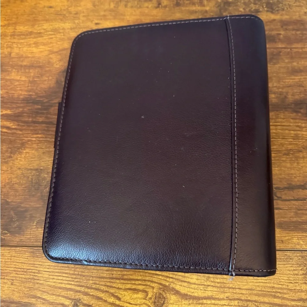 Vintage Franklin Quest Classic 7 Ring Leather Planner Hole Punch‎ Inserts
